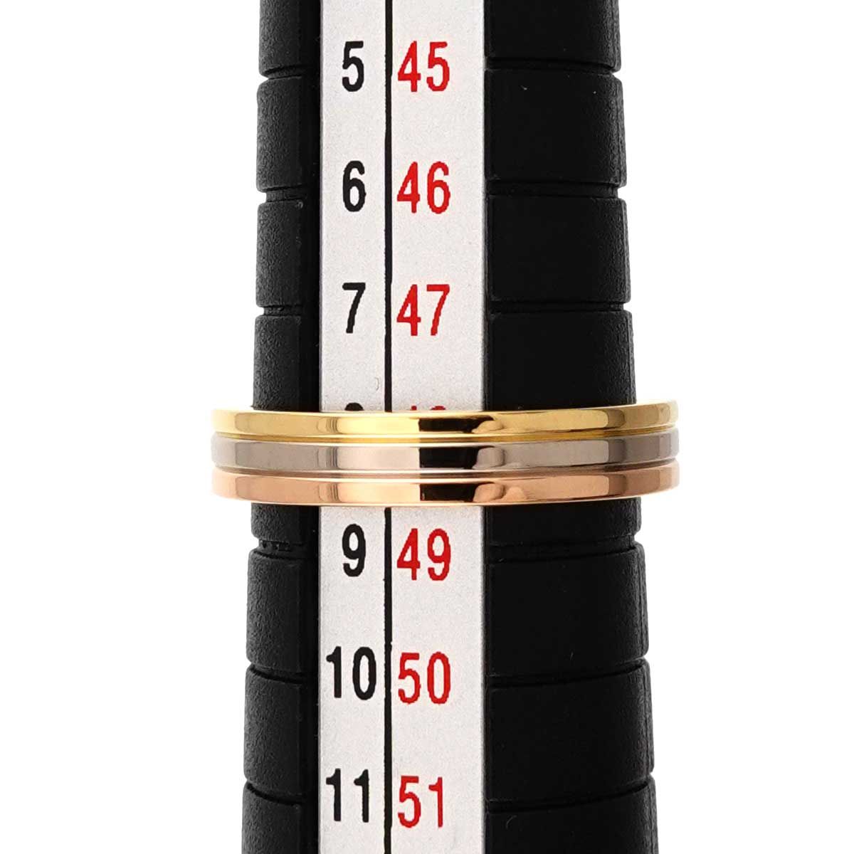 Cartier Vendome 48 Ring 18k YG WG PG Suri Gold Colors 750 Certificate — view 6
