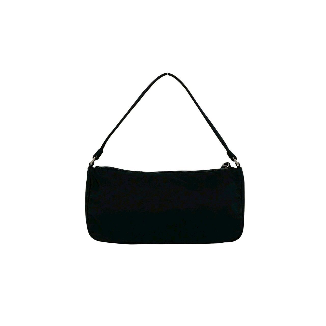 Prada Tessuto Nylon Mini Pouch Shoulder Bag Black — view 3