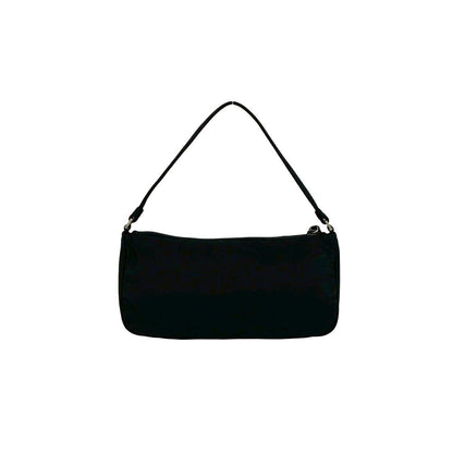 Prada Tessuto Nylon Mini Pouch Shoulder Bag Black — view 3