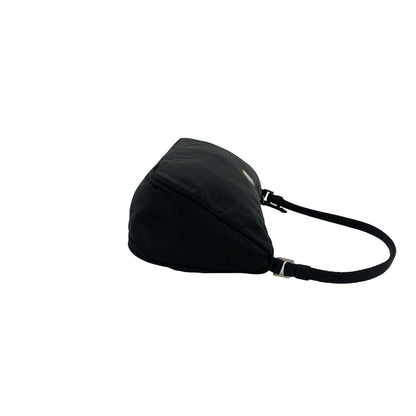 Prada Tessuto Nylon Mini Pouch Shoulder Bag Black — view 6