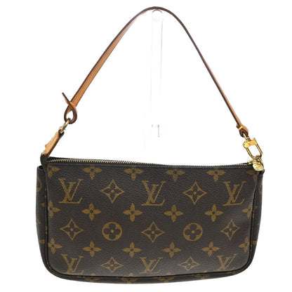 Louis Vuitton Pochette Handbag Brown Monogram Leather — view 3