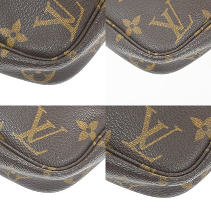 Louis Vuitton Pochette Handbag Brown Monogram Leather — view 7