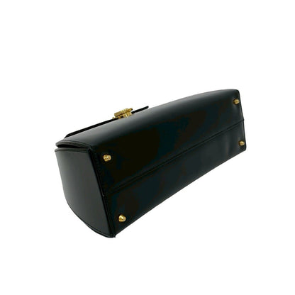 Loewe Vintage Anagram Logo Calf Leather Handbag Mini Tote Black — view 7