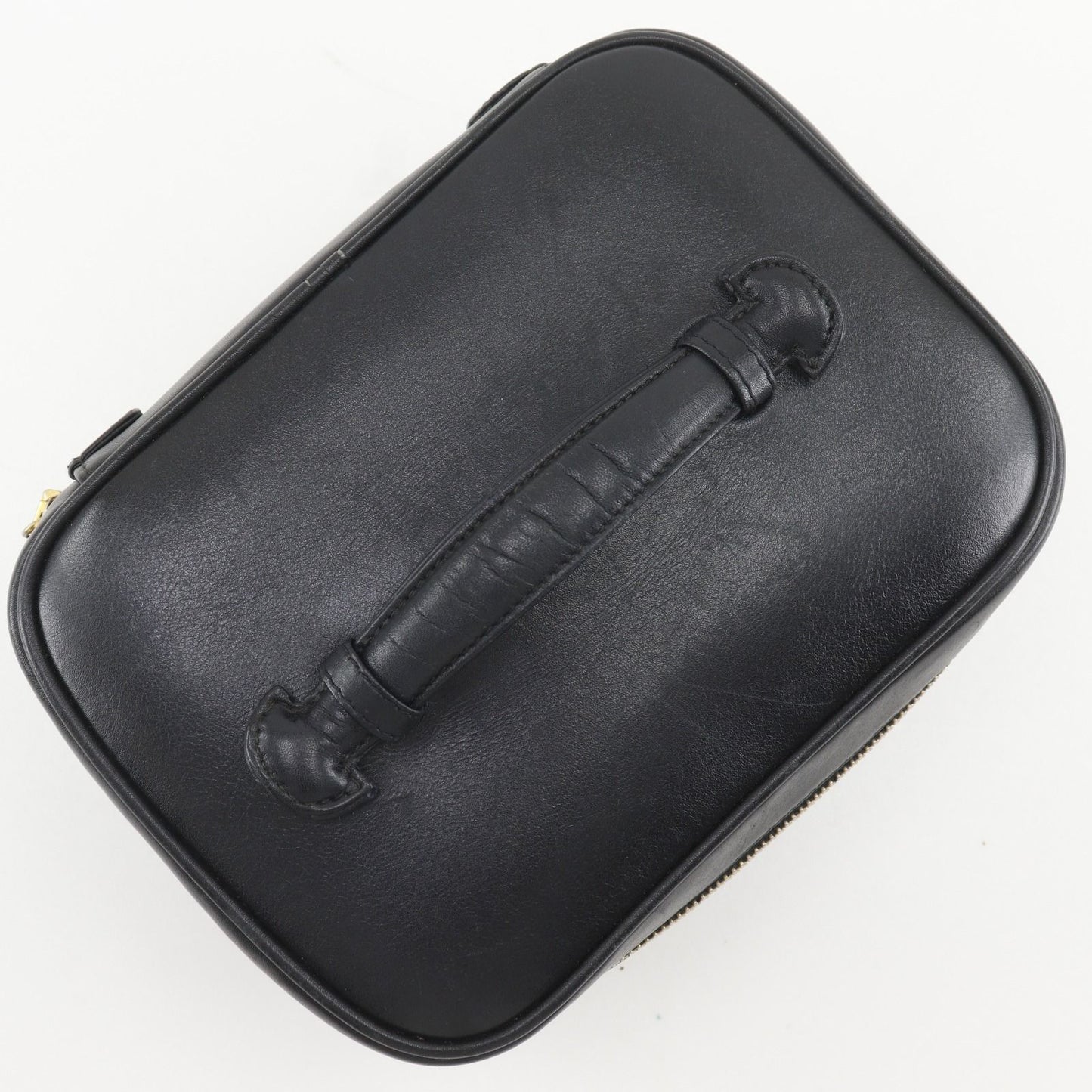 Chanel Bicolor Pouch Calf Black Vanity — view 4
