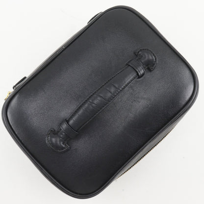 Chanel Bicolor Pouch Calf Black Vanity — view 4