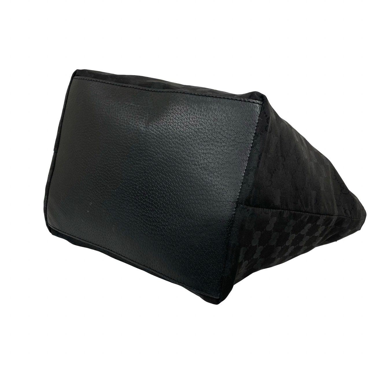 Gucci Sherry Line GG Canvas Nylon Tote Black Red Green — view 8