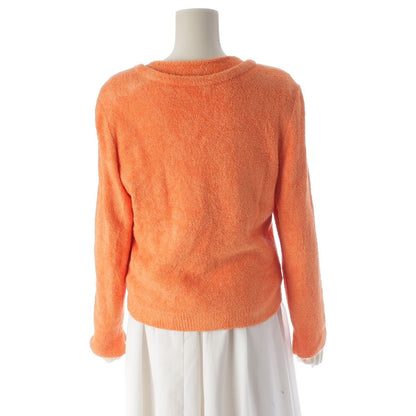 Chanel Pile Cardigan Tank Top Ensemble Top Set Orange 46 — view 4