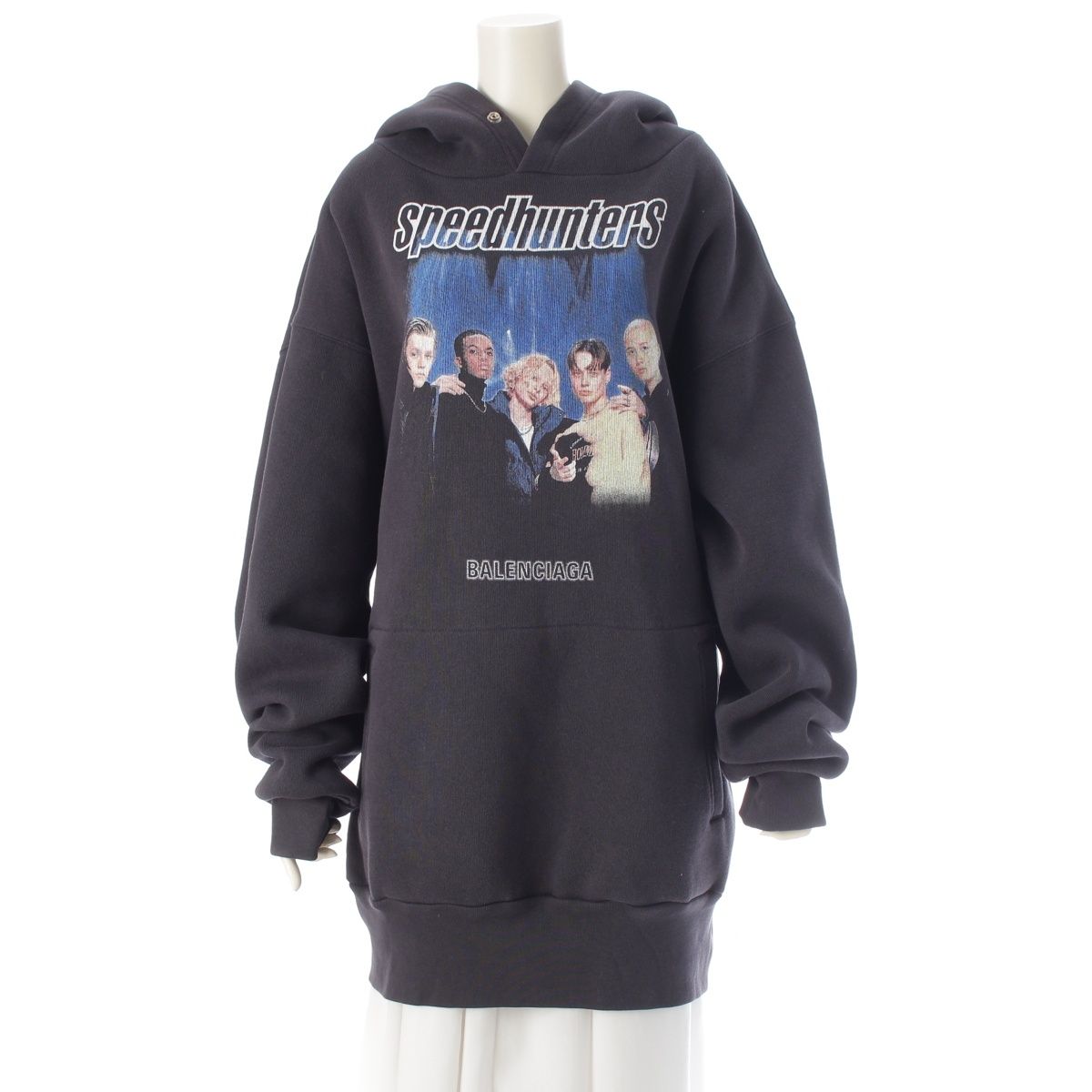 Balenciaga Demna Gvasalia Speed Hunter Hoodie Sweatshirt Black