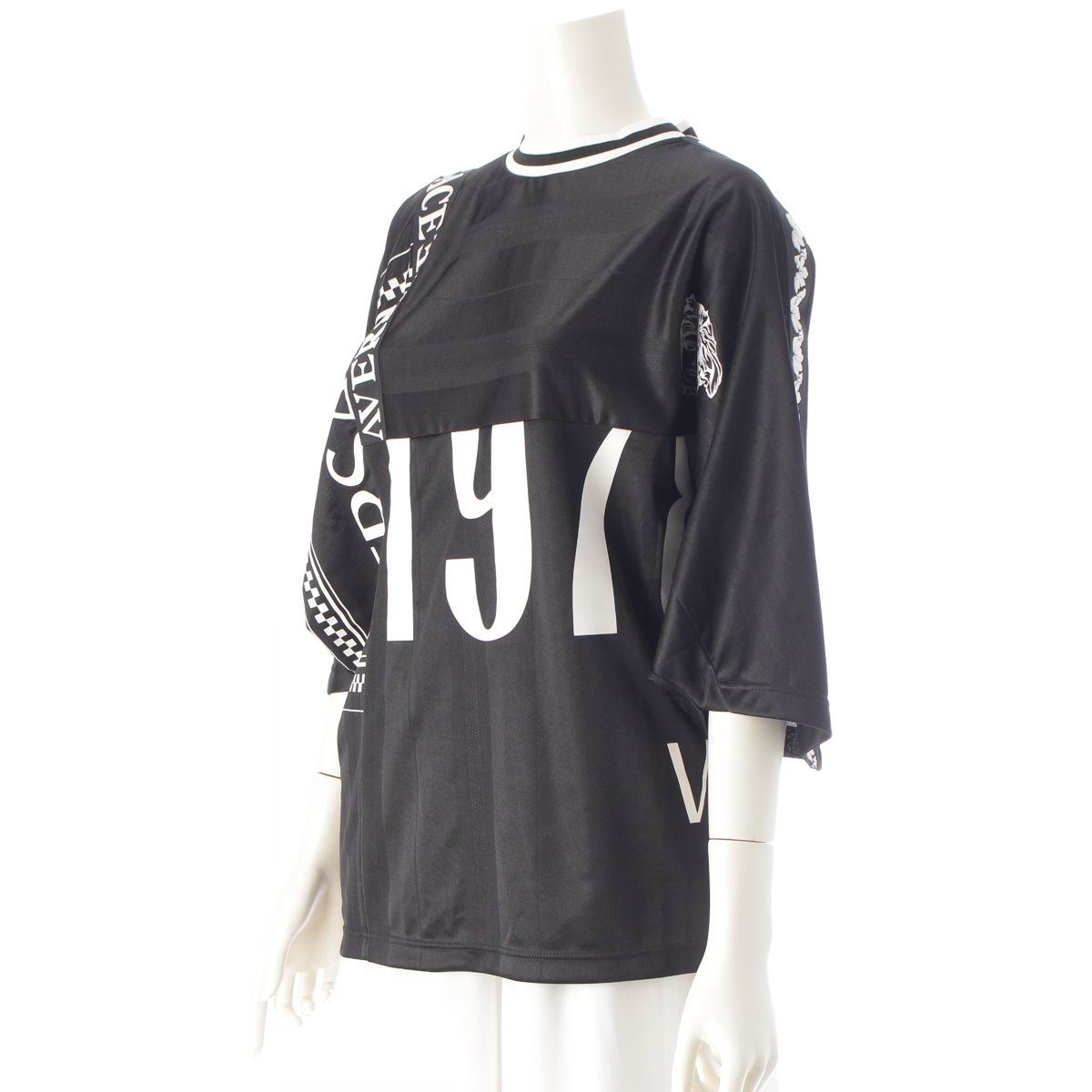 Versace Logo Contrast T-Shirt — view 2
