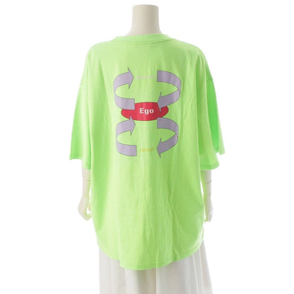 Balenciaga Cotton Back Print Oversize Short Sleeve T-Shirt Light Green XS