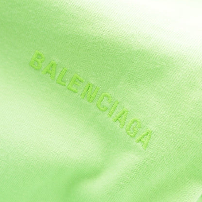 Balenciaga Cotton Back Print Oversize Short Sleeve T-Shirt Light Green XS — view 8