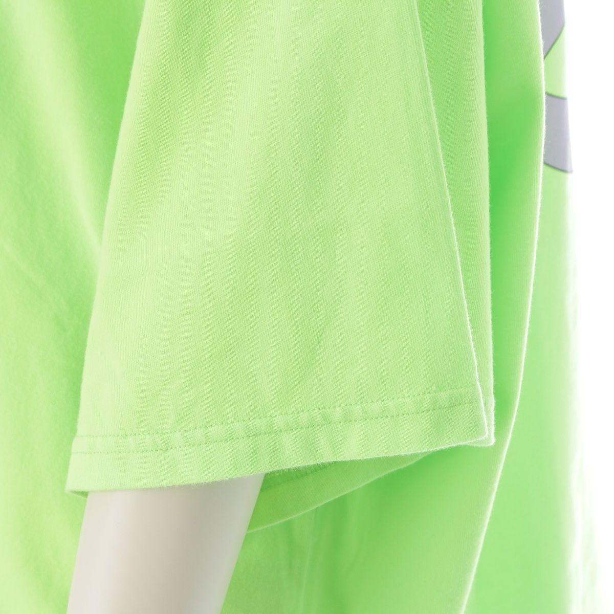 Balenciaga Cotton Back Print Oversize Short Sleeve T-Shirt Light Green XS — view 7