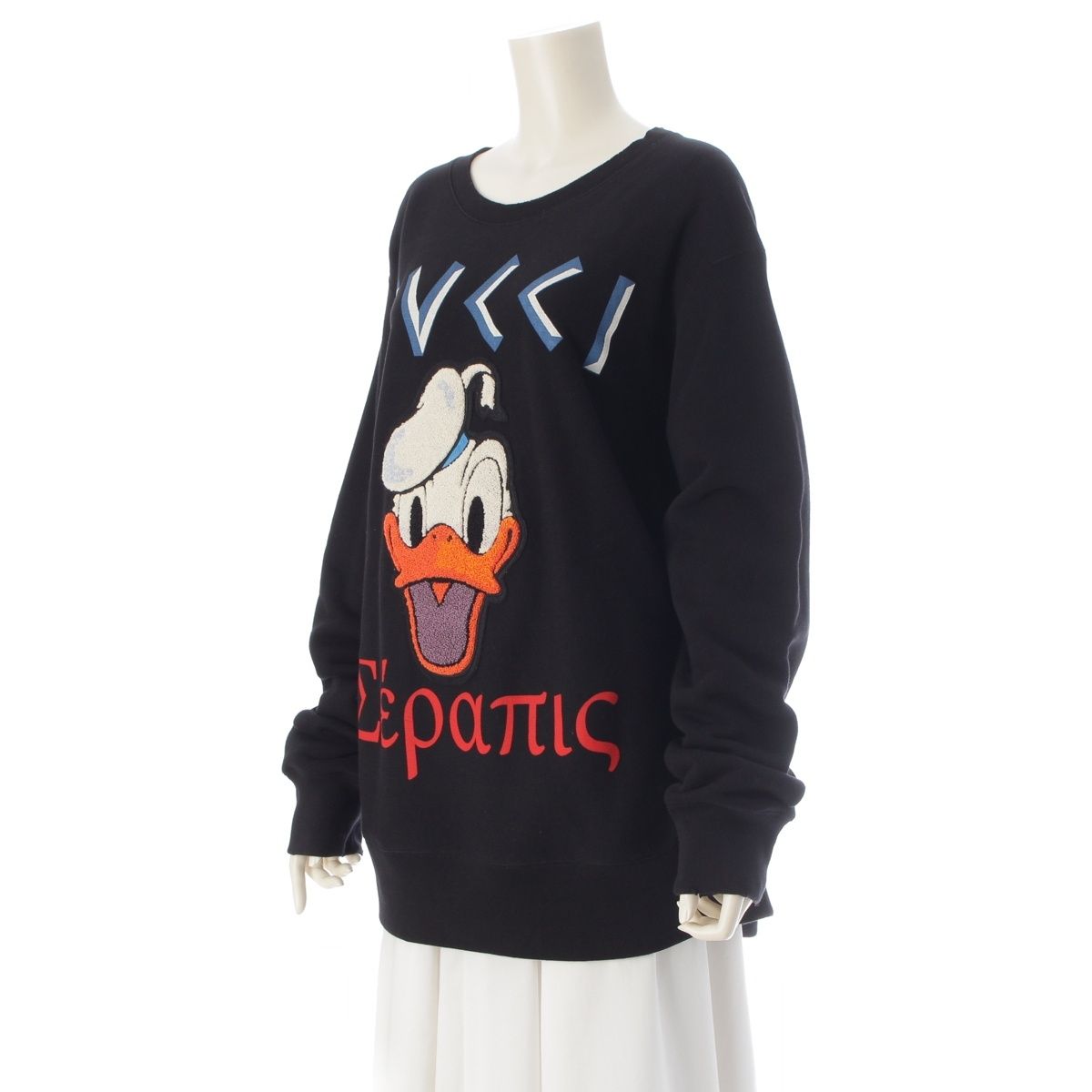 Gucci Cotton Disney Donald Duck Sagara Embroidery Reverse Type Crew Neck — view 2