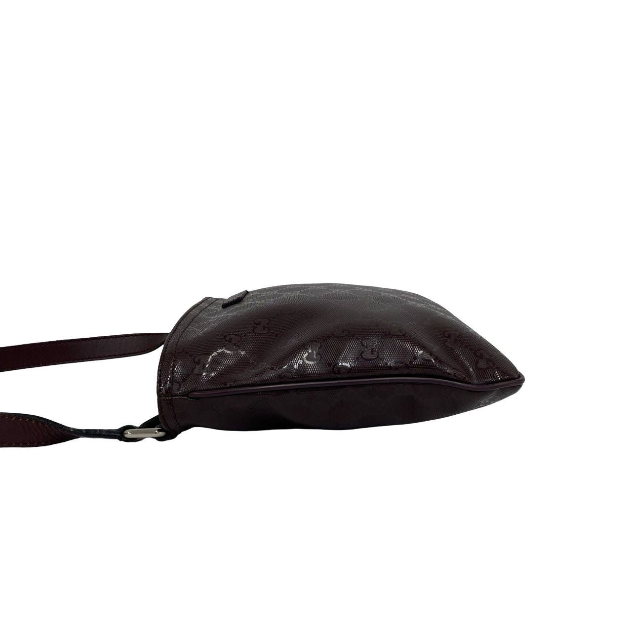 Gucci GG Supreme Logo All Over Pattern Leather Mini Shoulder Bag Pochette — view 5