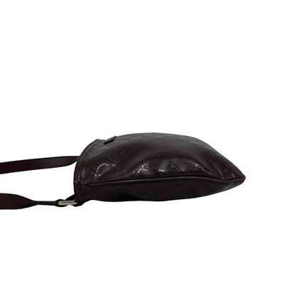 Gucci GG Supreme Logo All Over Pattern Leather Mini Shoulder Bag Pochette — view 5