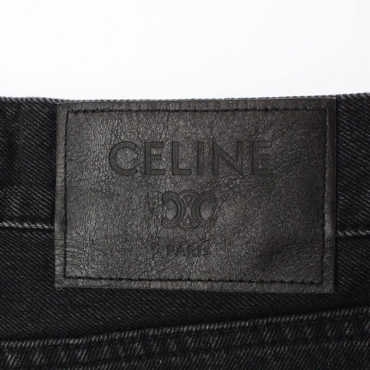 Celine New Max Loose Fit Denim Pants Black 32 — view 7