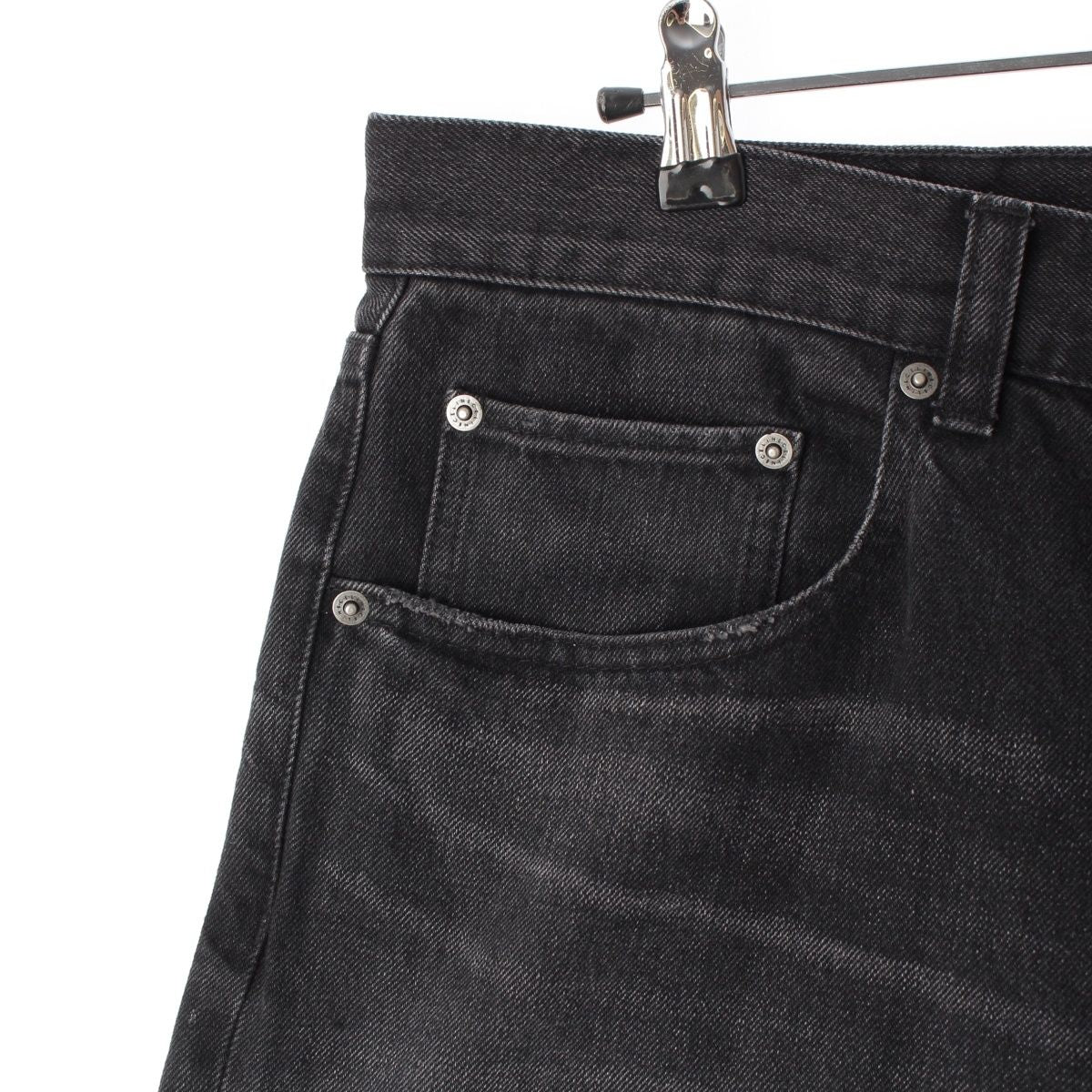 Celine New Max Loose Fit Denim Pants Black 32 — view 8