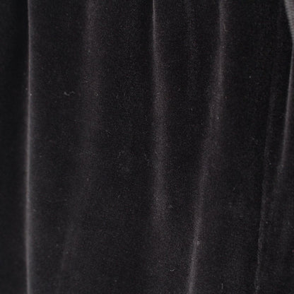 Celine Velvet Logo Embroidery Carriage Loose Lounge Pants Easy Black — view 9