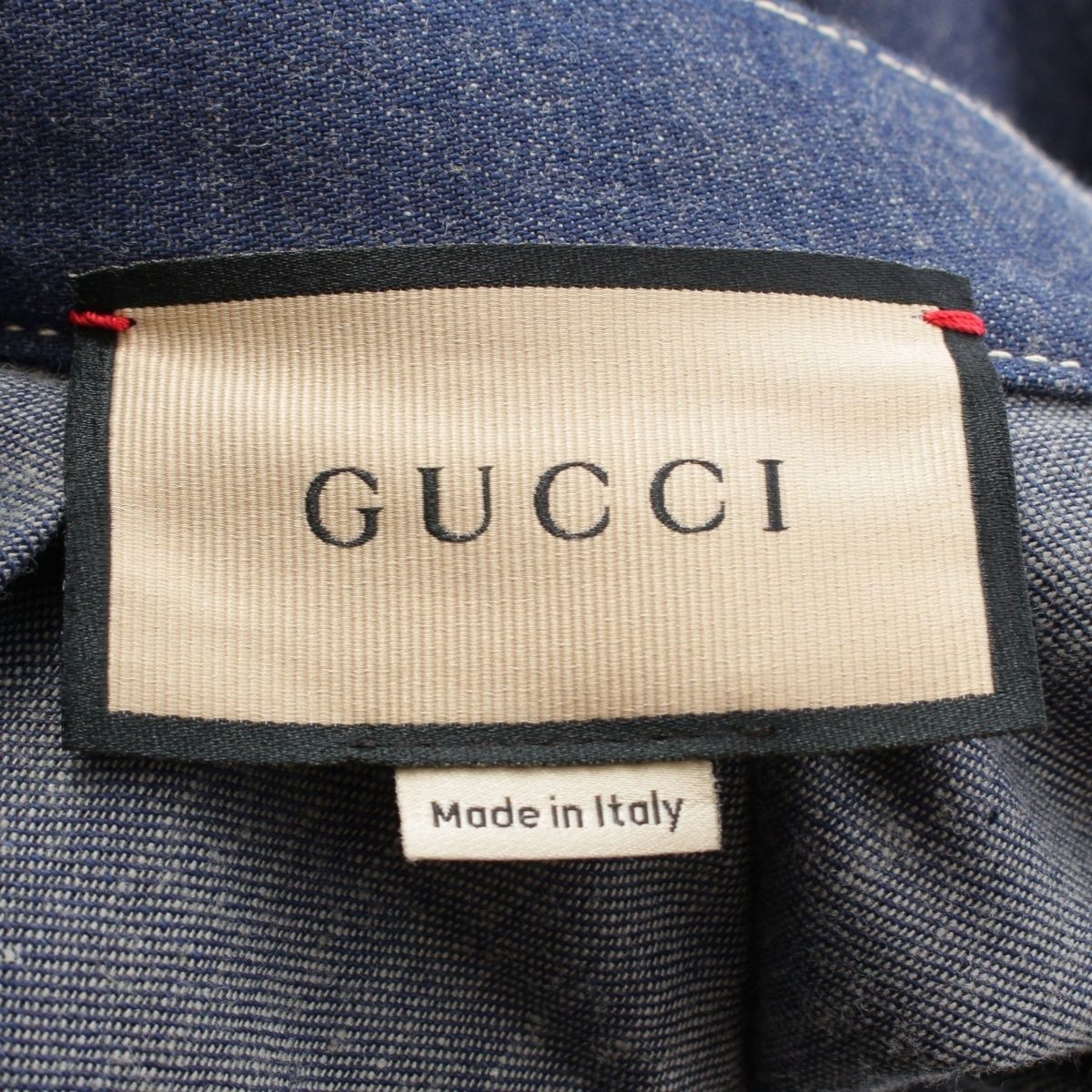 Gucci Cotton Skirt Blue — view 8