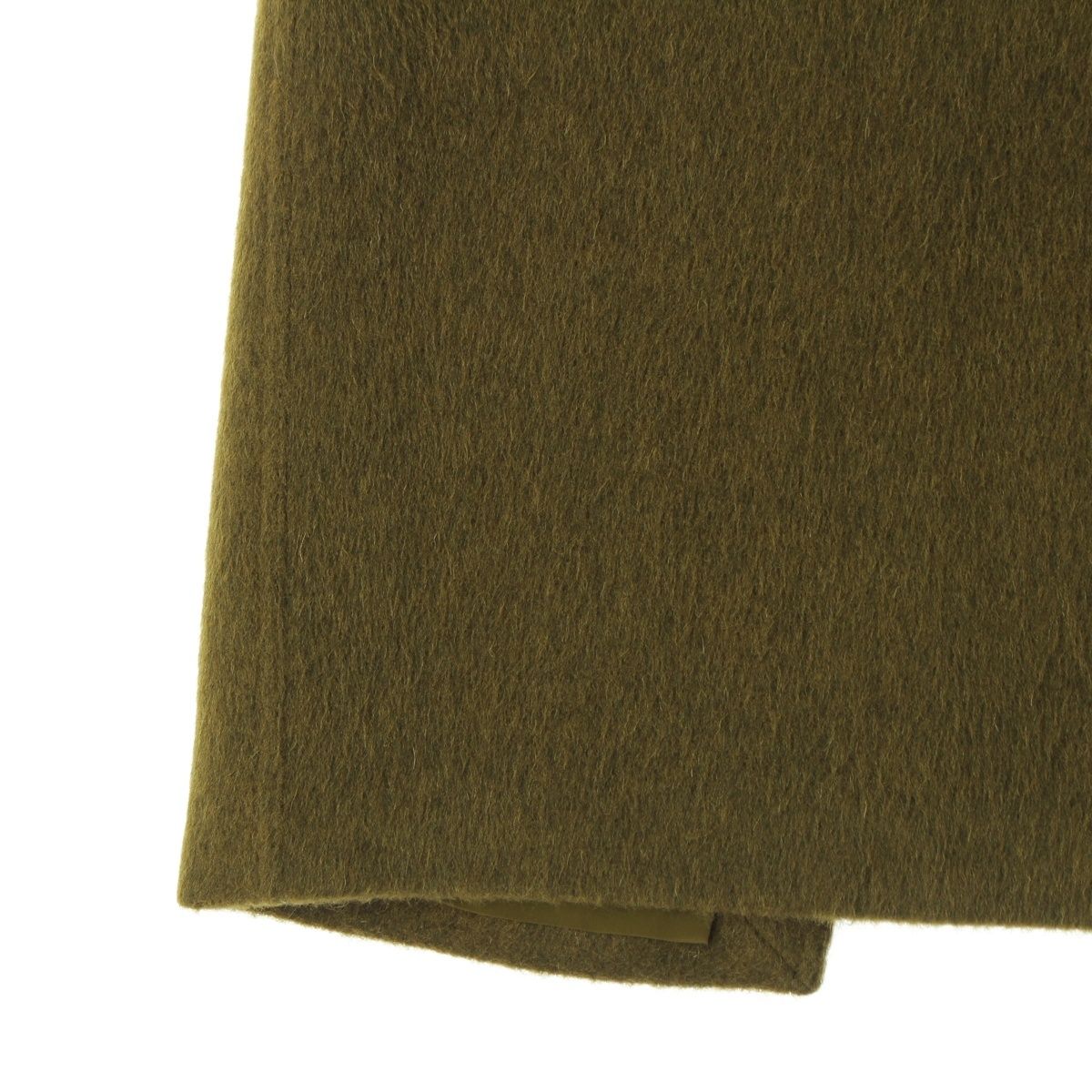 Gucci Mohair Wool Nylon Skirt Moss Green Multicolor 38 — view 5