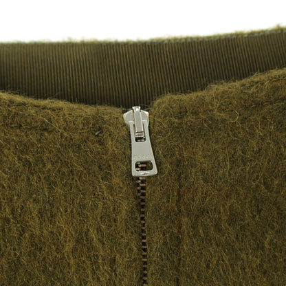 Gucci Mohair Wool Nylon Skirt Moss Green Multicolor 38 — view 7