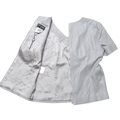 Chanel Blouse 38 Lambskin Short Sleeve — view 5