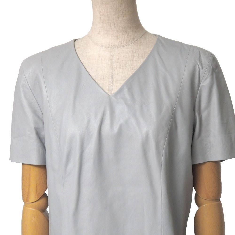 Chanel Blouse 38 Lambskin Short Sleeve — view 2