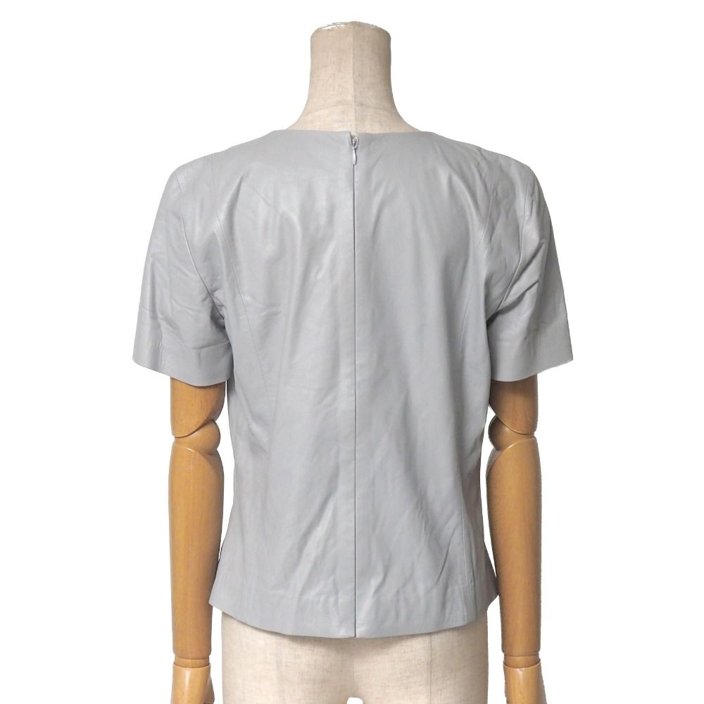 Chanel Blouse 38 Lambskin Short Sleeve — view 3