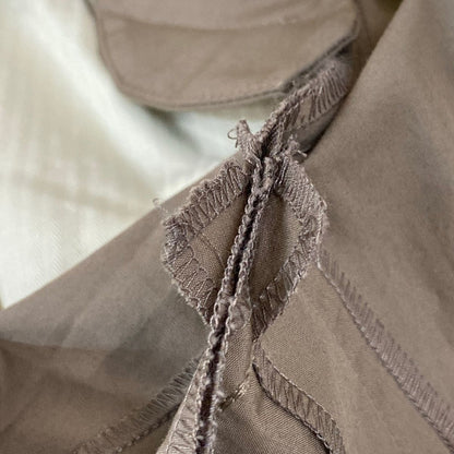 Hermes Pants Beige Full Length Waist Togo Button Fly — view 5