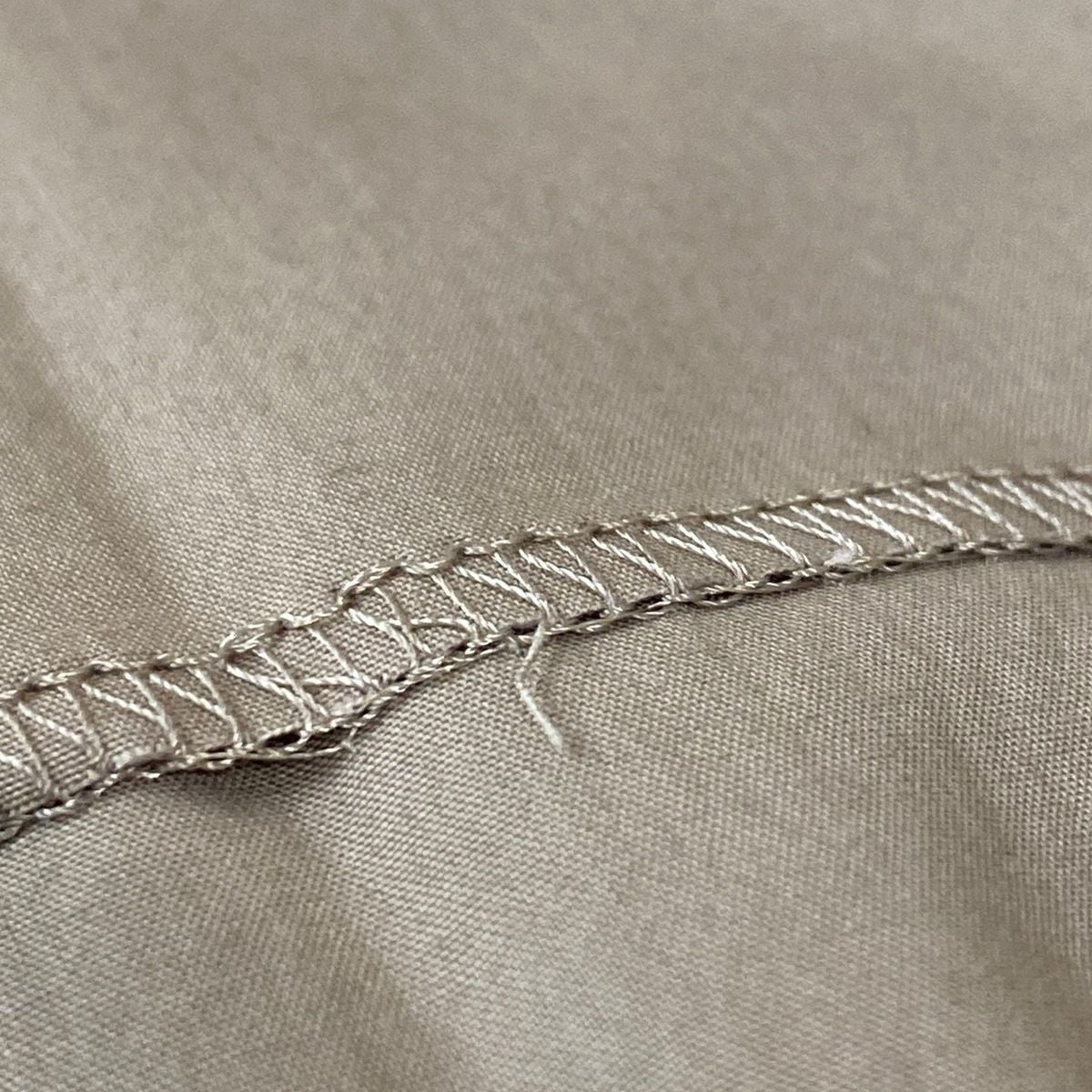 Hermes Pants Beige Full Length Waist Togo Button Fly — view 6