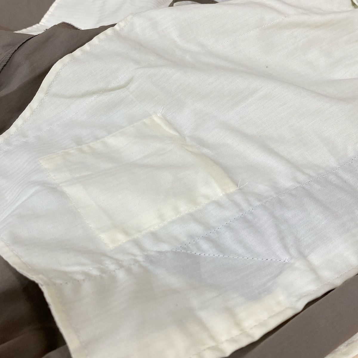 Hermes Pants Beige Full Length Waist Togo Button Fly — view 7