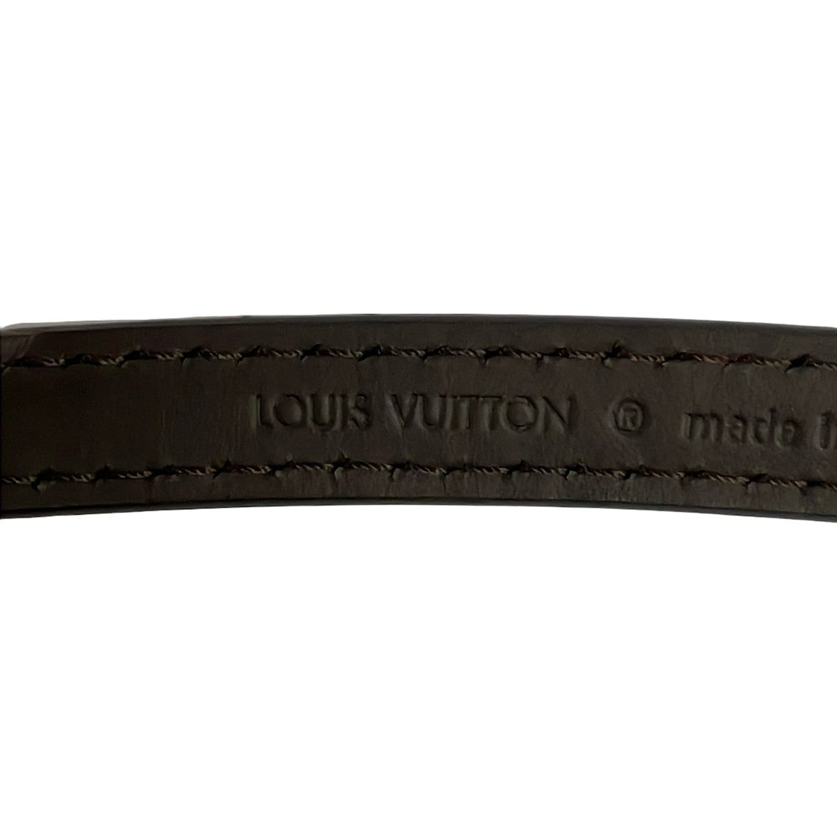 Louis Vuitton Shoulder Strap Damier for Damier) Ebene Leather — view 3