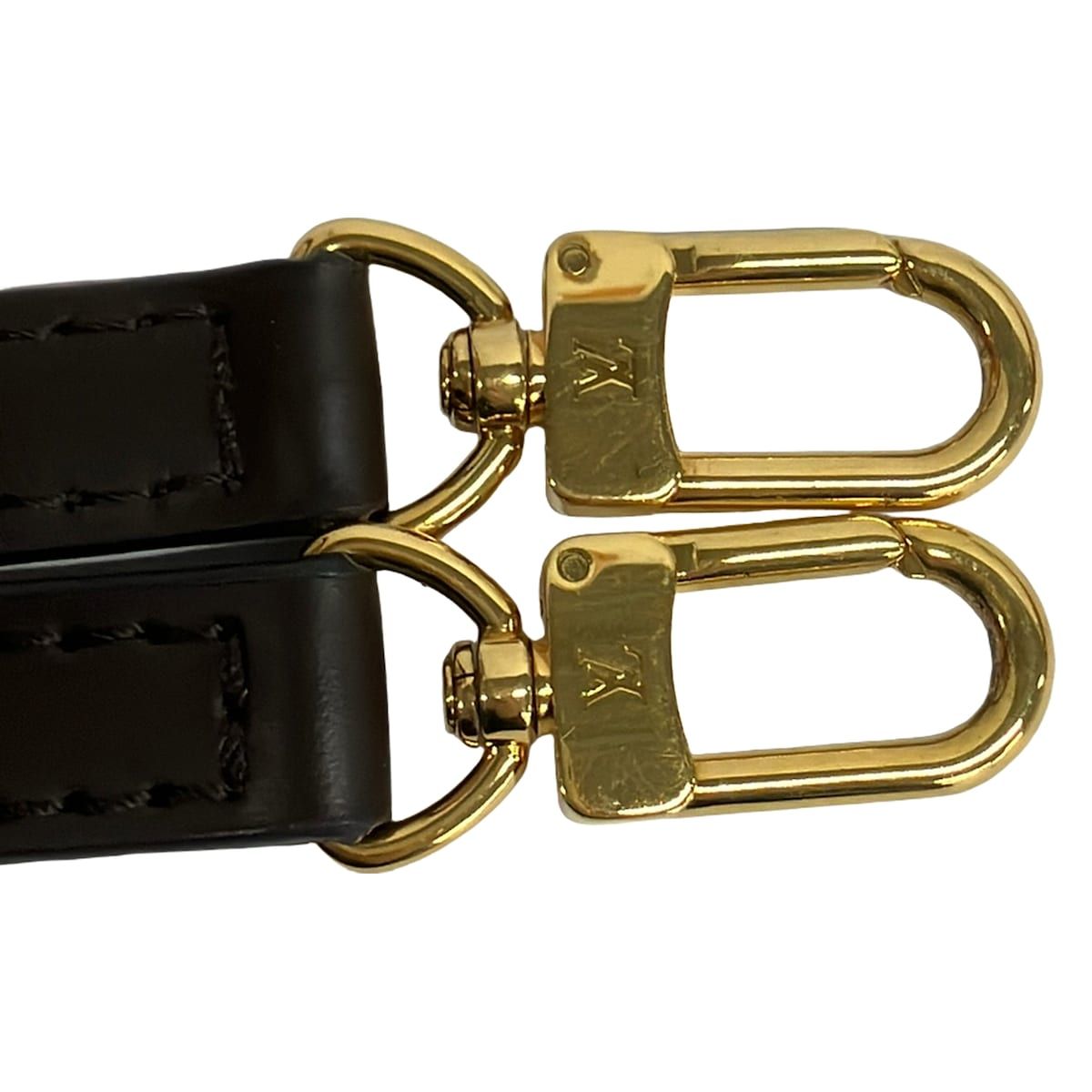 Louis Vuitton Shoulder Strap Damier for Damier) Ebene Leather — view 4