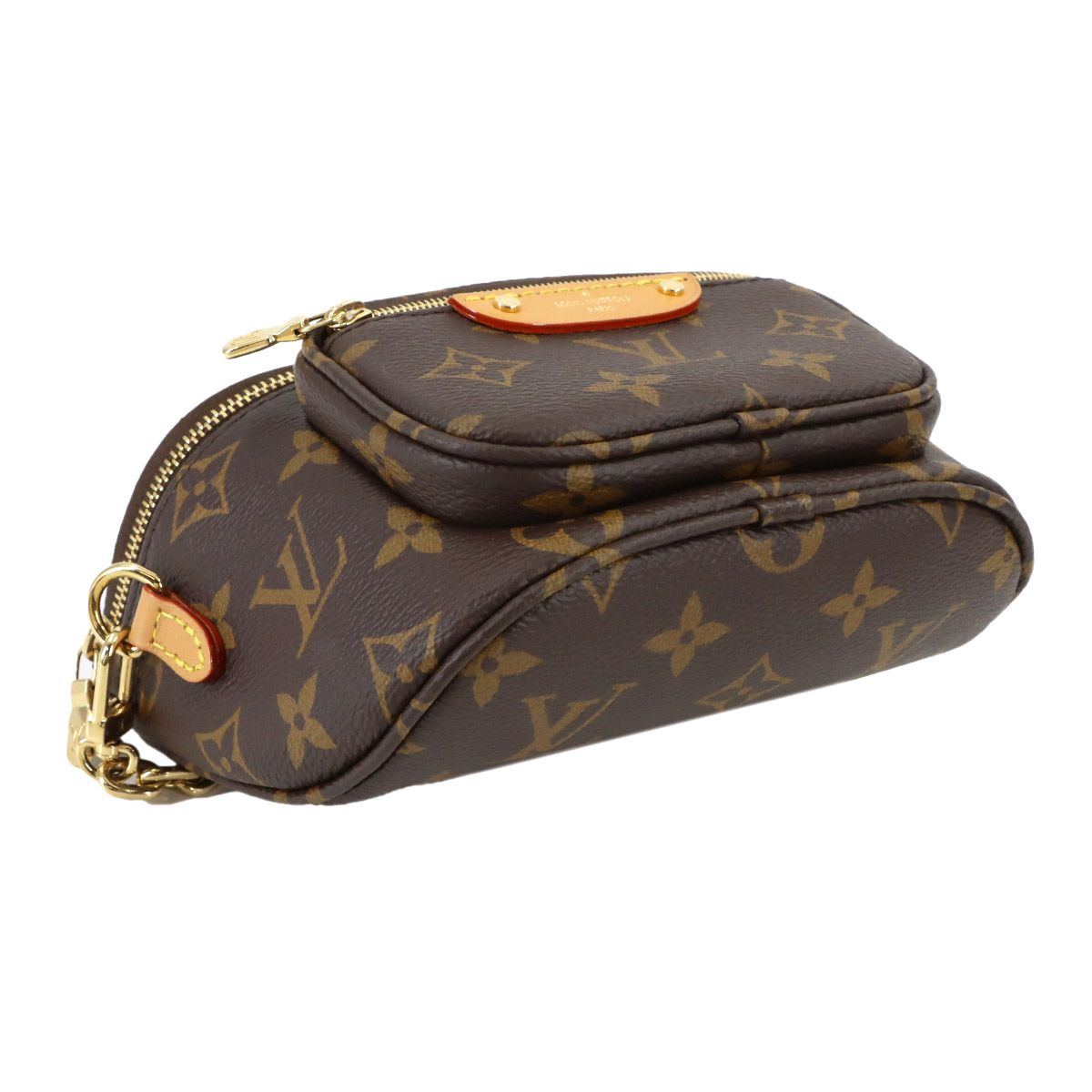 Louis Vuitton Monogram Mini Bumbag 2-Way Bag Brown — view 5