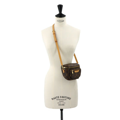 Louis Vuitton Monogram Mini Bumbag 2-Way Bag Brown — view 9