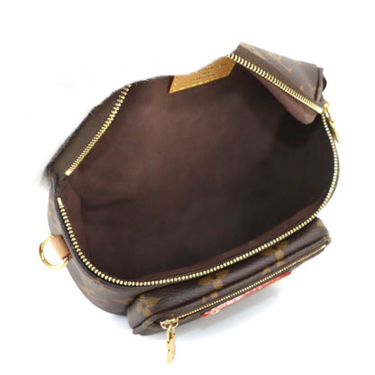 Louis Vuitton Monogram Mini Bumbag 2-Way Bag Brown — view 7