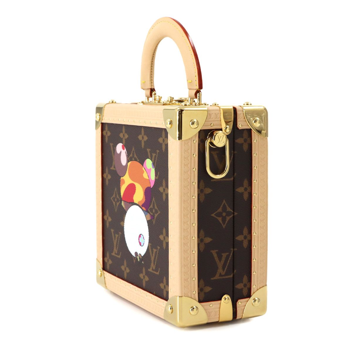 Louis Vuitton LV Xtm Monogram Panda Mini Square Trunk 2-Way Hand Bag Takashi — view 4