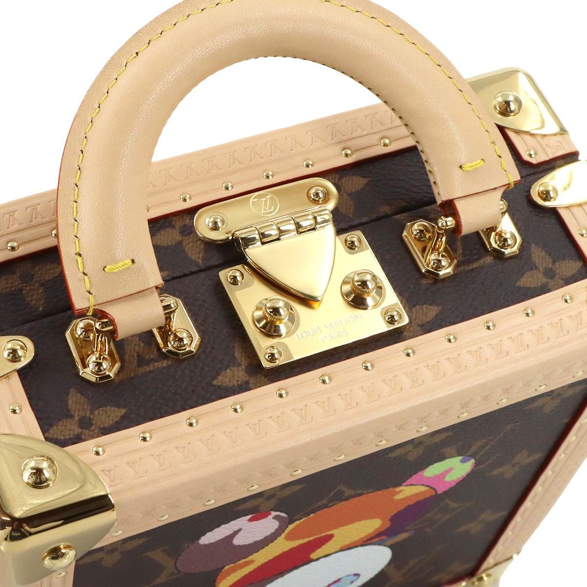 Louis Vuitton LV Xtm Monogram Panda Mini Square Trunk 2-Way Hand Bag Takashi — view 9