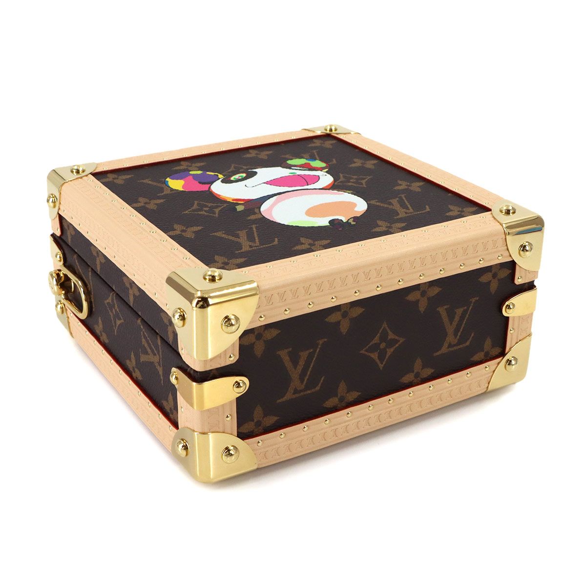 Louis Vuitton LV Xtm Monogram Panda Mini Square Trunk 2-Way Hand Bag Takashi — view 5