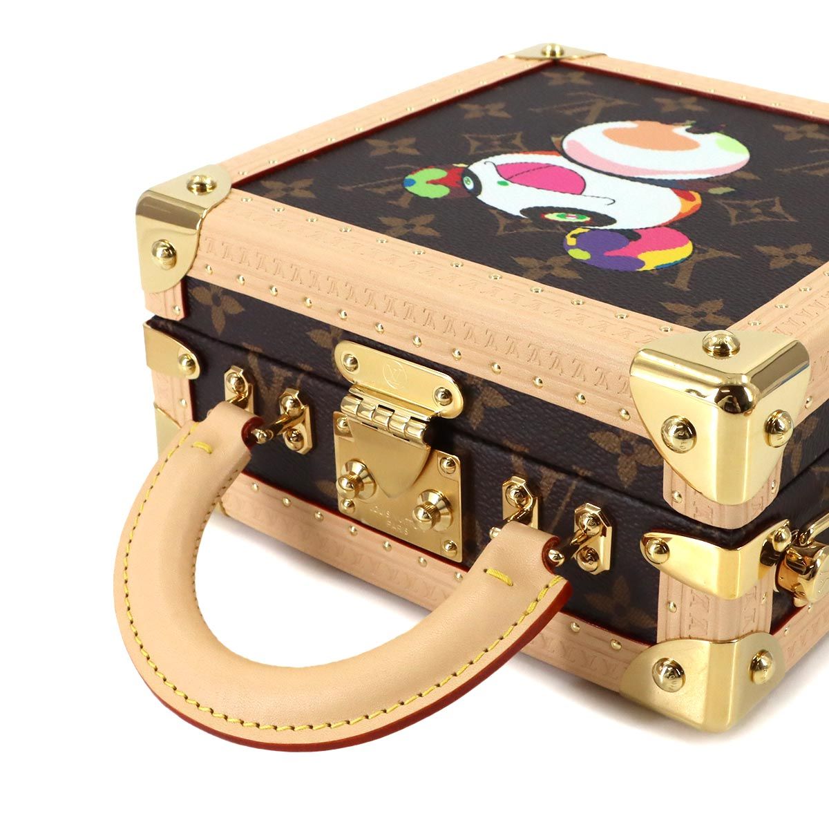 Louis Vuitton LV Xtm Monogram Panda Mini Square Trunk 2-Way Hand Bag Takashi — view 6