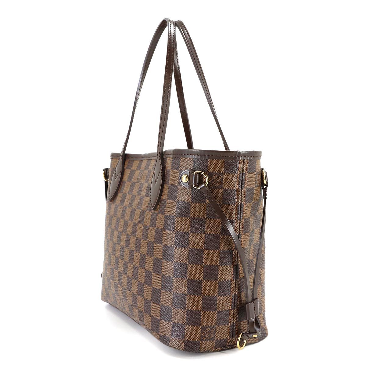 Louis Vuitton Damier Neverfull PM Tote Ebene Brown — view 3