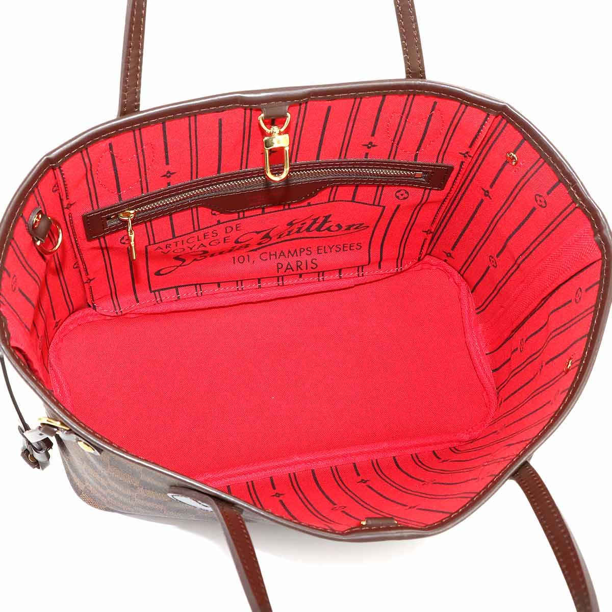 Louis Vuitton Damier Neverfull PM Tote Ebene Brown — view 6