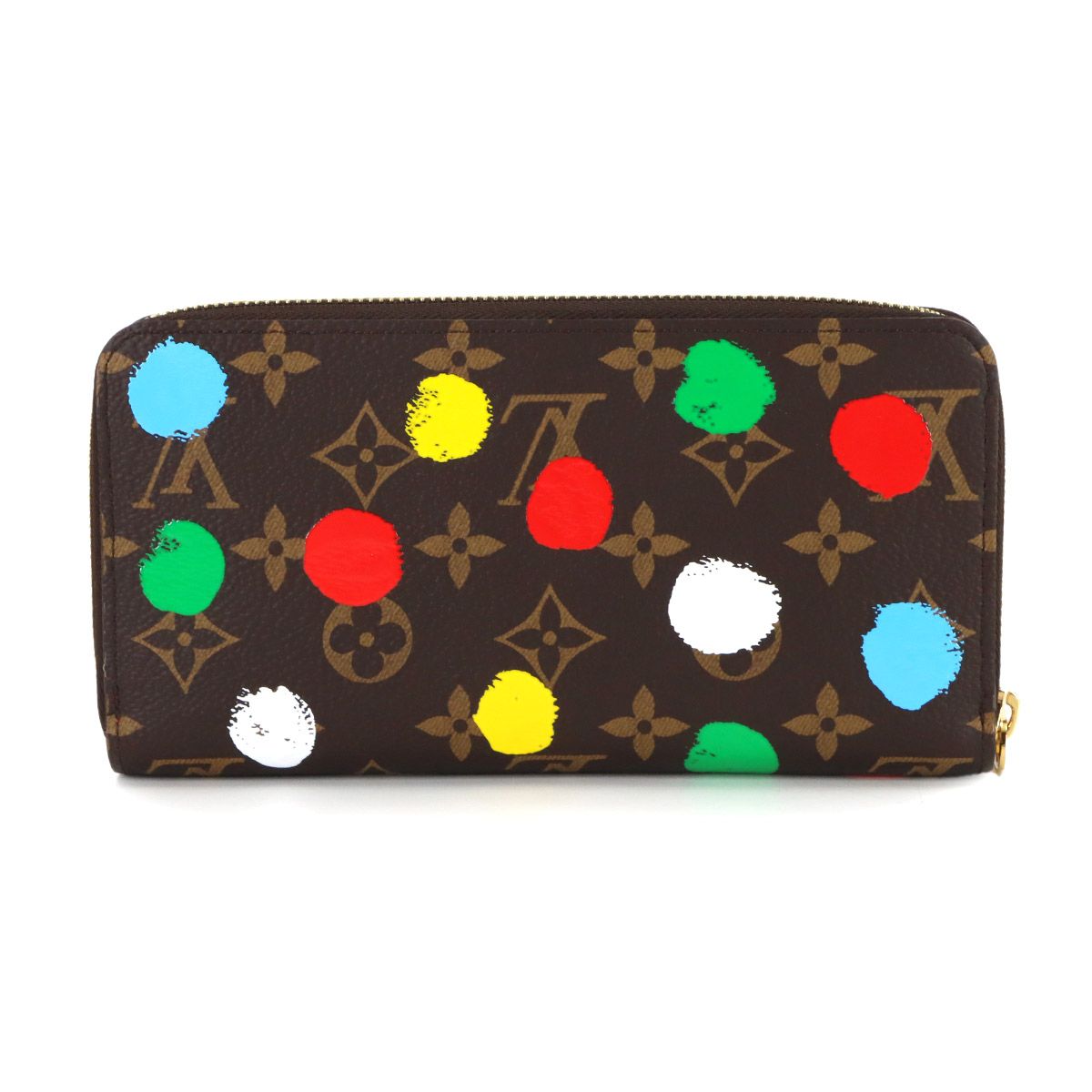 Louis Vuitton LV Xyk Monogram Painted Dot Zippy Wallet Zip Around — view 3