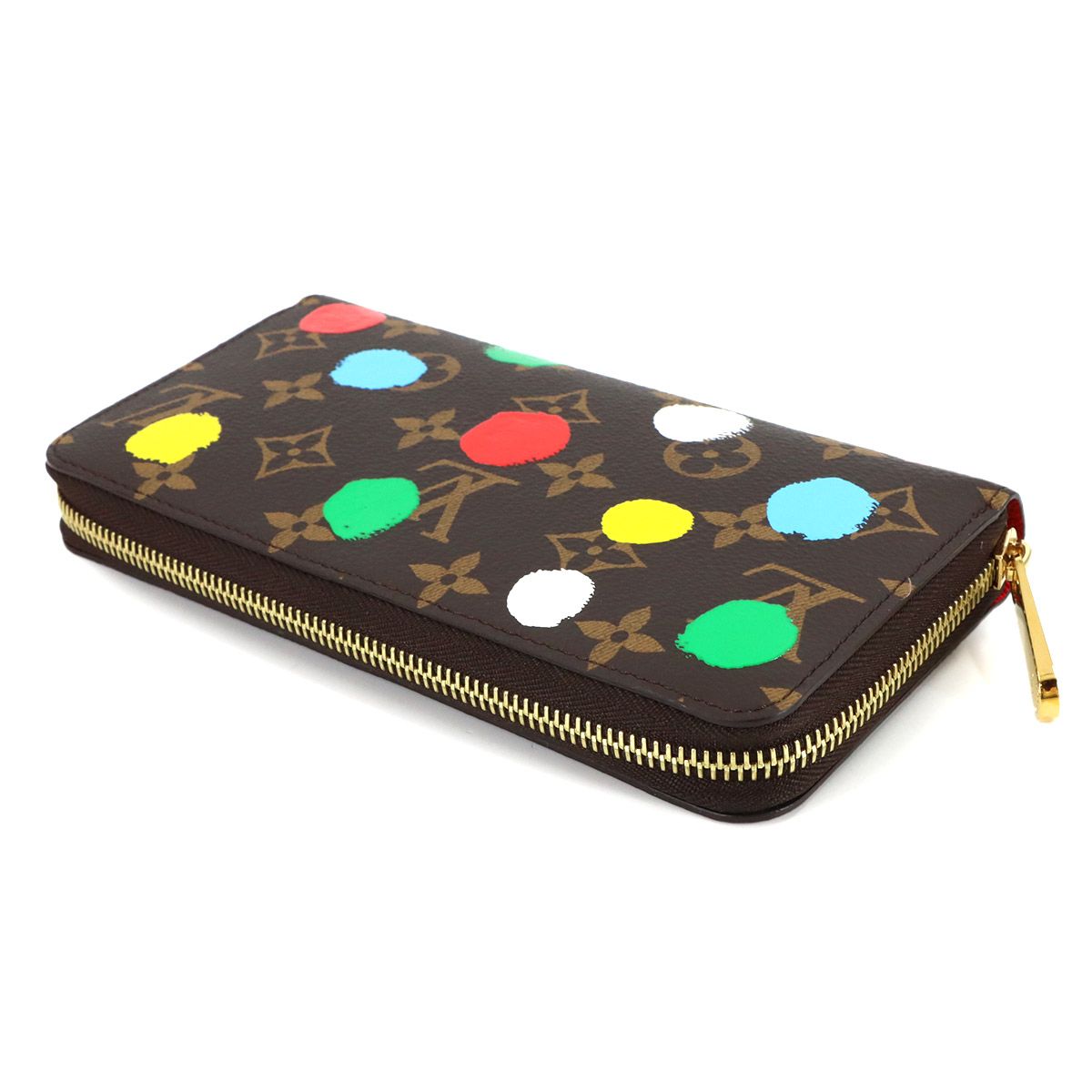 Louis Vuitton LV Xyk Monogram Painted Dot Zippy Wallet Zip Around — view 4