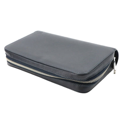 Louis Vuitton Taiga Zippy XL Zip Around Wallet Leather Blue Marine — view 3