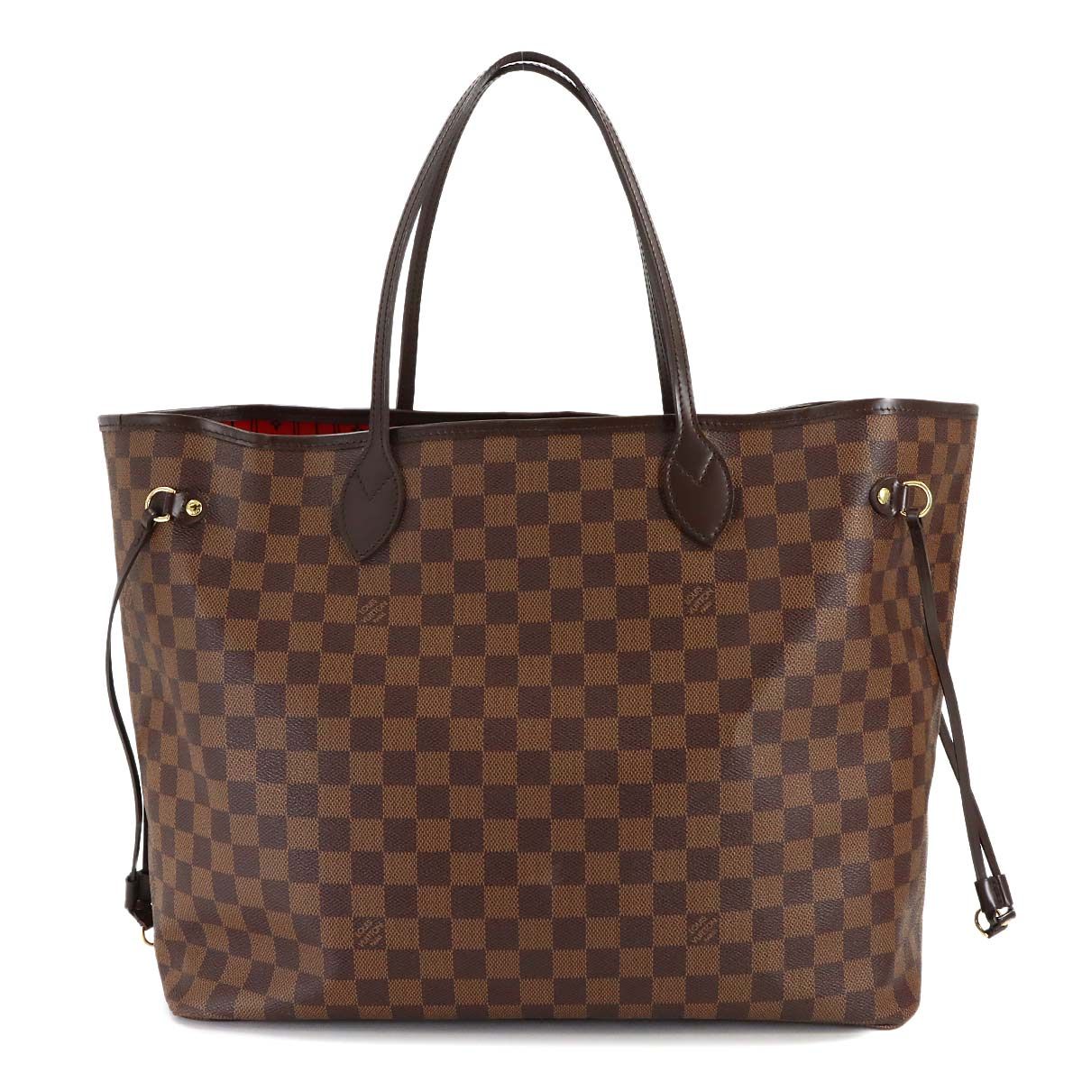 Louis Vuitton Damier Neverfull GM Tote Ebene Cerise Gold — view 2