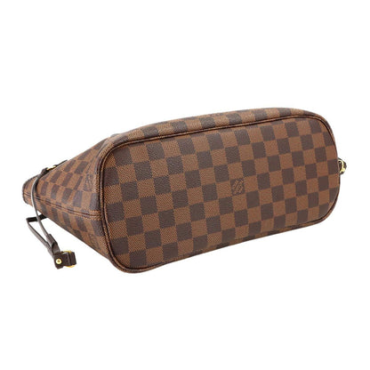 Louis Vuitton Damier Neverfull PM Tote Ebene Gold Brown — view 4