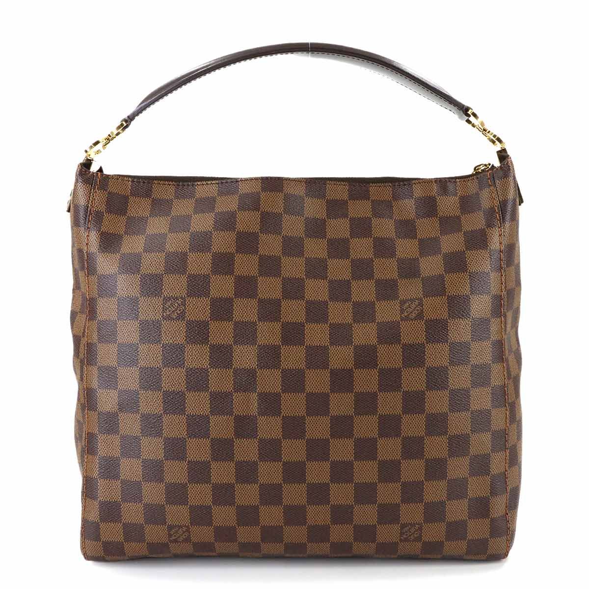 Louis Vuitton Damier Portobello PM Shoulder Bag Ebene — view 2