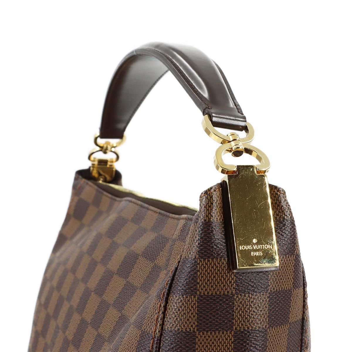 Louis Vuitton Damier Portobello PM Shoulder Bag Ebene — view 9