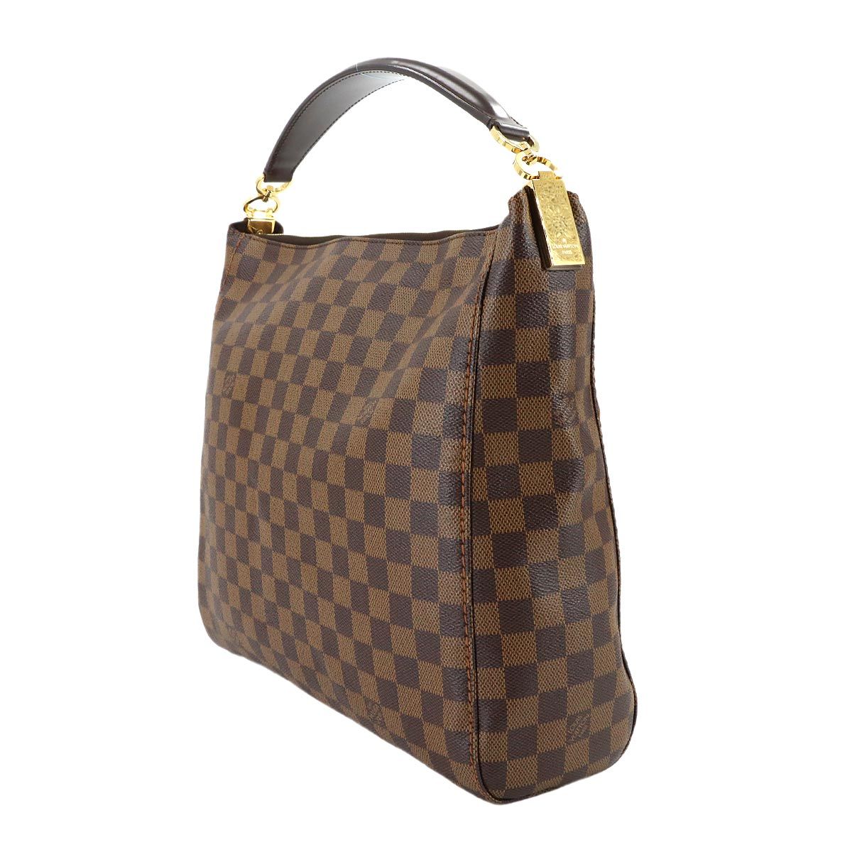 Louis Vuitton Damier Portobello PM Shoulder Bag Ebene — view 3
